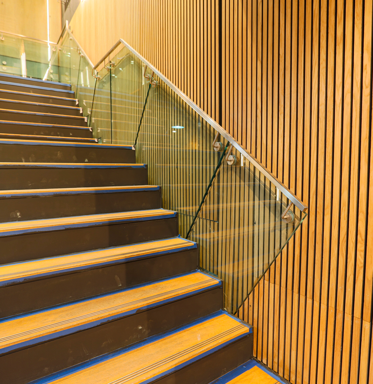commercial joinery stairs detail.