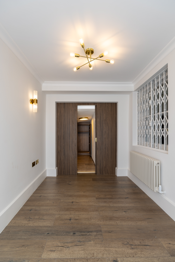 second bedroom with walk in wardrobe